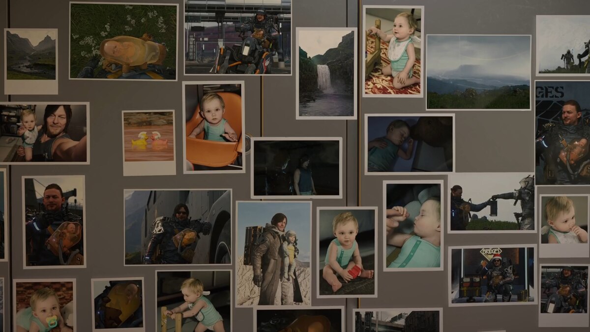 Death Stranding 2 help Fragile decision: wall of photographs.