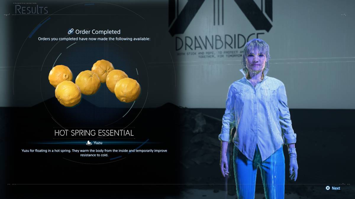 Death Stranding 2 Hot Springs: Metallic Spring reward.