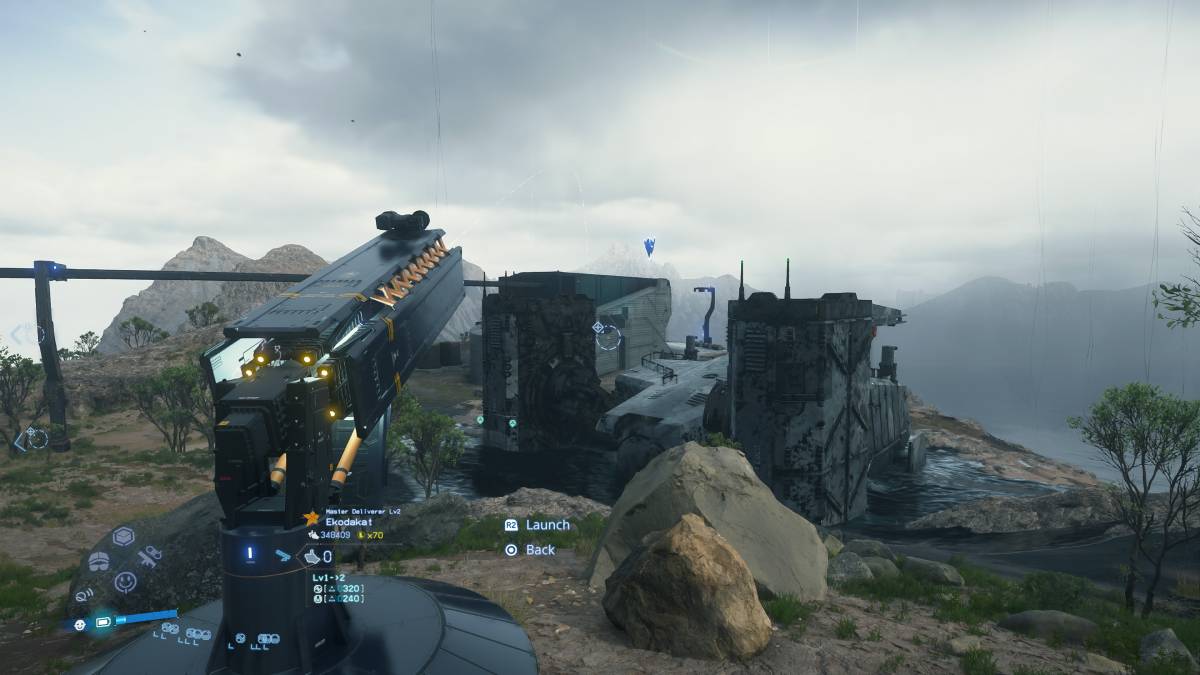 Death Stranding 2 Mr. Impossible Sub Order 123 Chiral Sculptures: Cargo Catapult.