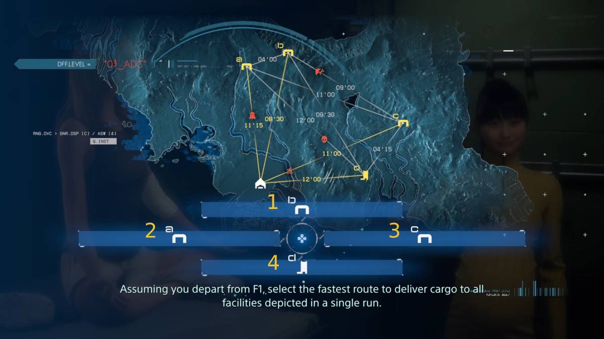 Death Stranding 2 Rainy quiz answers solutions: quiz question.