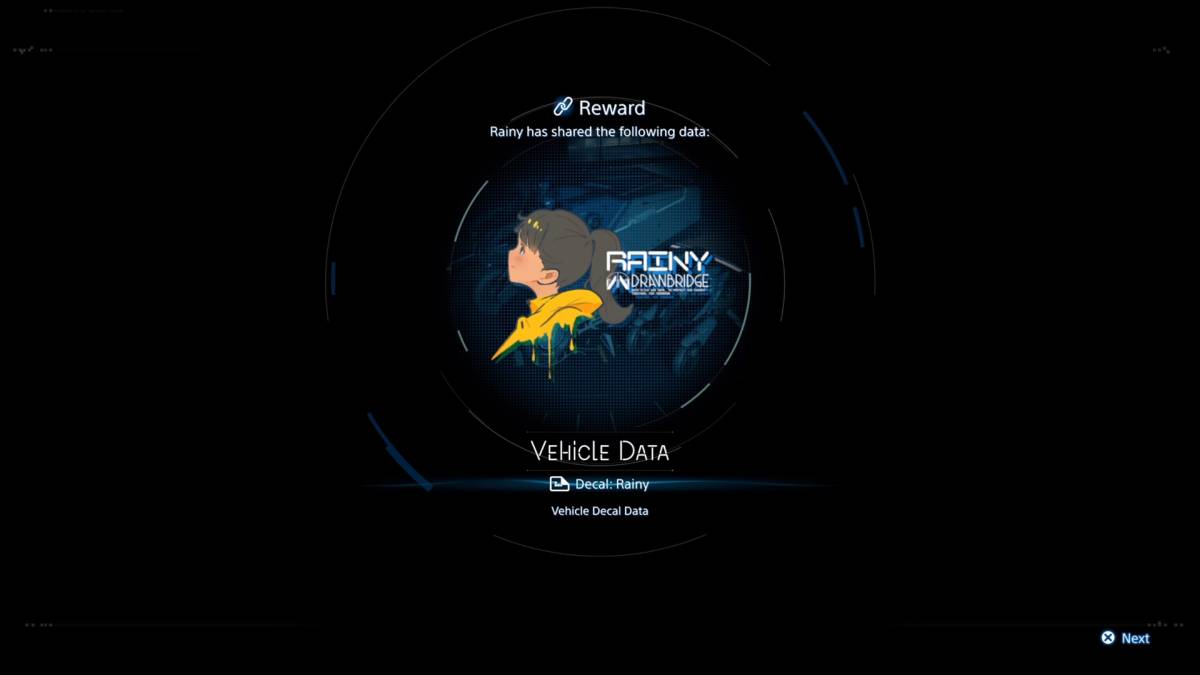 Death Stranding 2 Rainy quiz answers solutions: Rainy Decal.