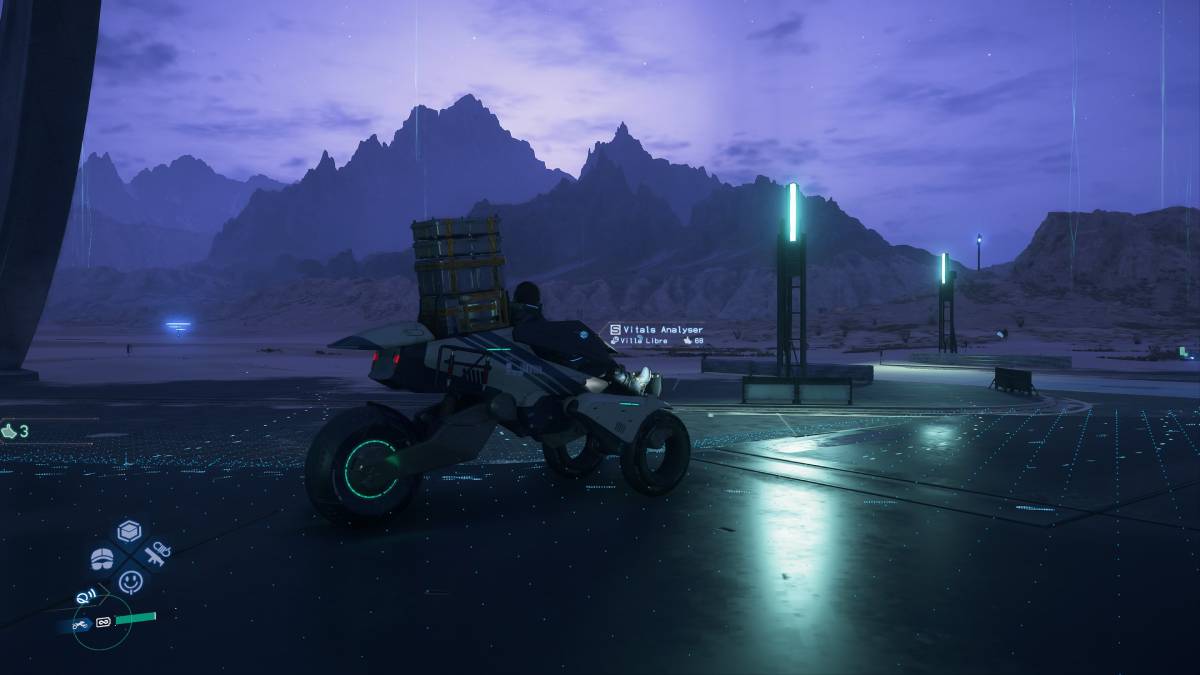Death Stranding 2 vehicles: Tri-Cruiser.