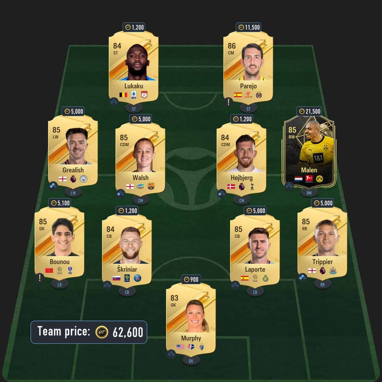 debinha toty honourable mentions sbc solution fc 24 top form