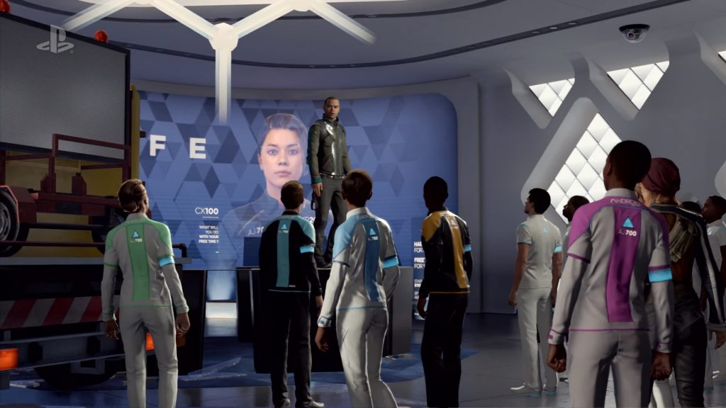 Androids rebel in the new Detroit: Become Human video