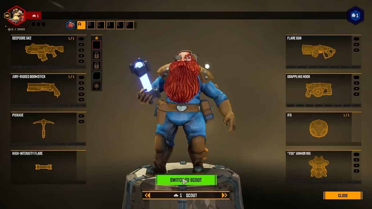 A screenshot of a character with a red beard, included in the class tier list.
