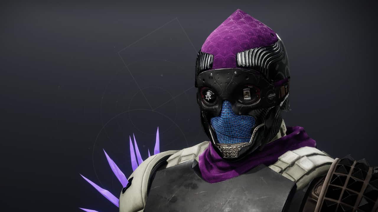 12 best Destiny 2 Titan exotics for PvP, PvE and endgame content: One-eyed Mask on display.