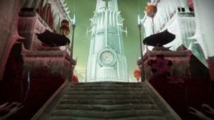 Destiny 2 Final Shape release date: Savathun's Spire towering above the landscape of the Throne World.