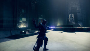 Destiny 2 best ways to level up weapons: A Guardian striking a pose in the Enclave weapon crafting room on Mars.