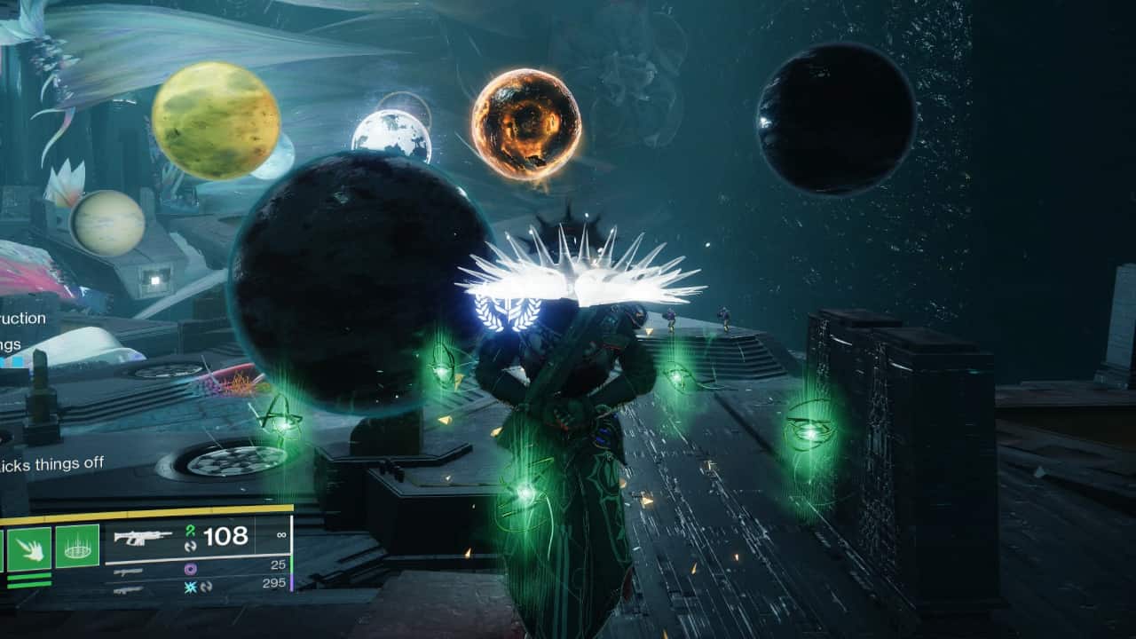 Destiny 2: How to make a Clan and how to invite friends to a Clan: A player poses in a raid with clanmates.