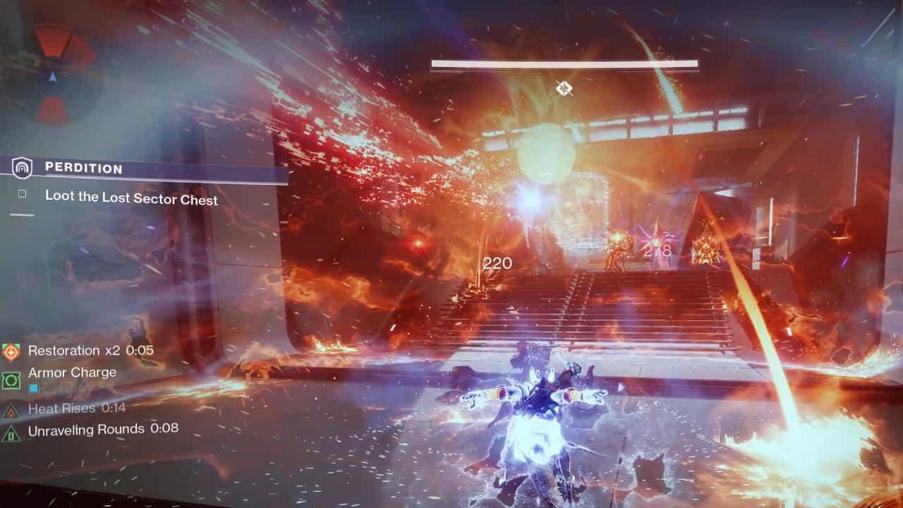 Destiny 2 Lost Sector today: A Guardian Phoenix Dives to restore health while fighting a horde of Vex in a Lost Sector.