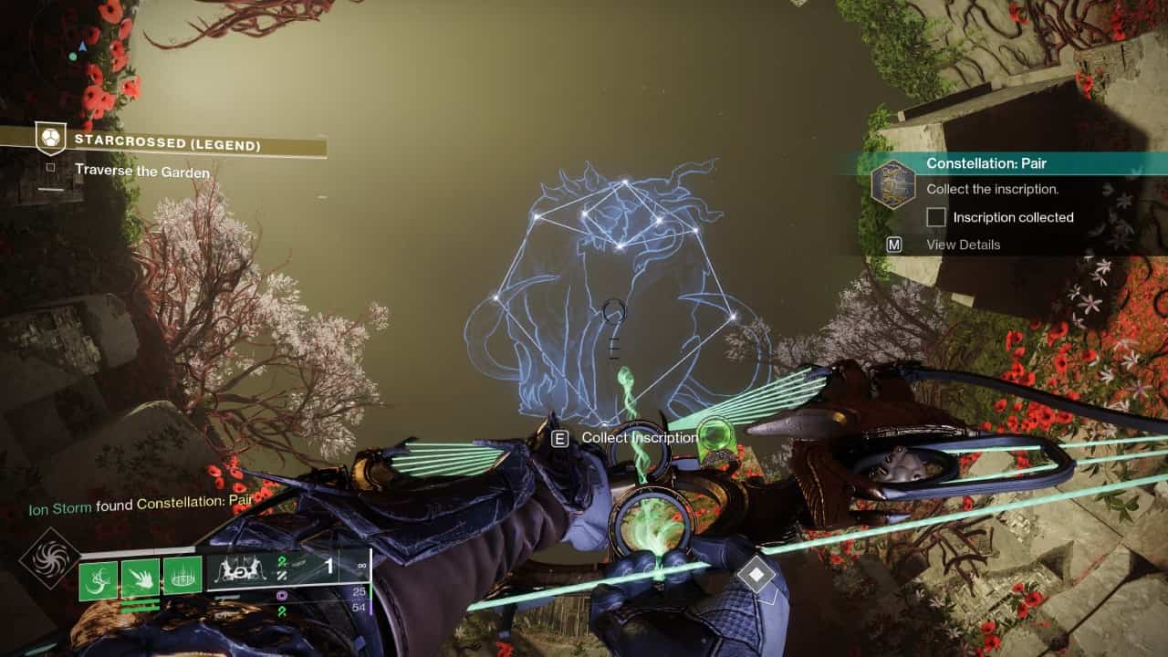 How to get the Destiny 2 Wish-Keeper exotic bow and catalysts explained: A Guardian completes the Constellation Pair puzzle.