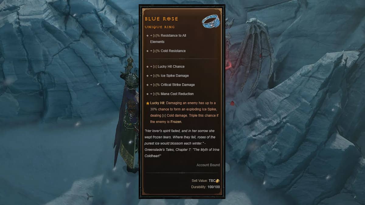 How to get Blue Rose in Diablo 4 – Unique Effect and drop location