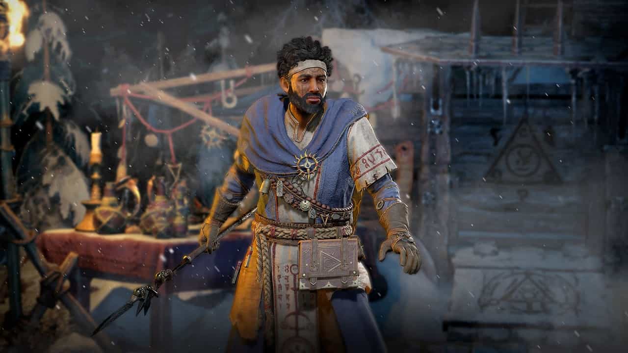 Diablo 4 Holding Back the Flood: An image of Cormond, a main character in Diablo 4 Season 1.