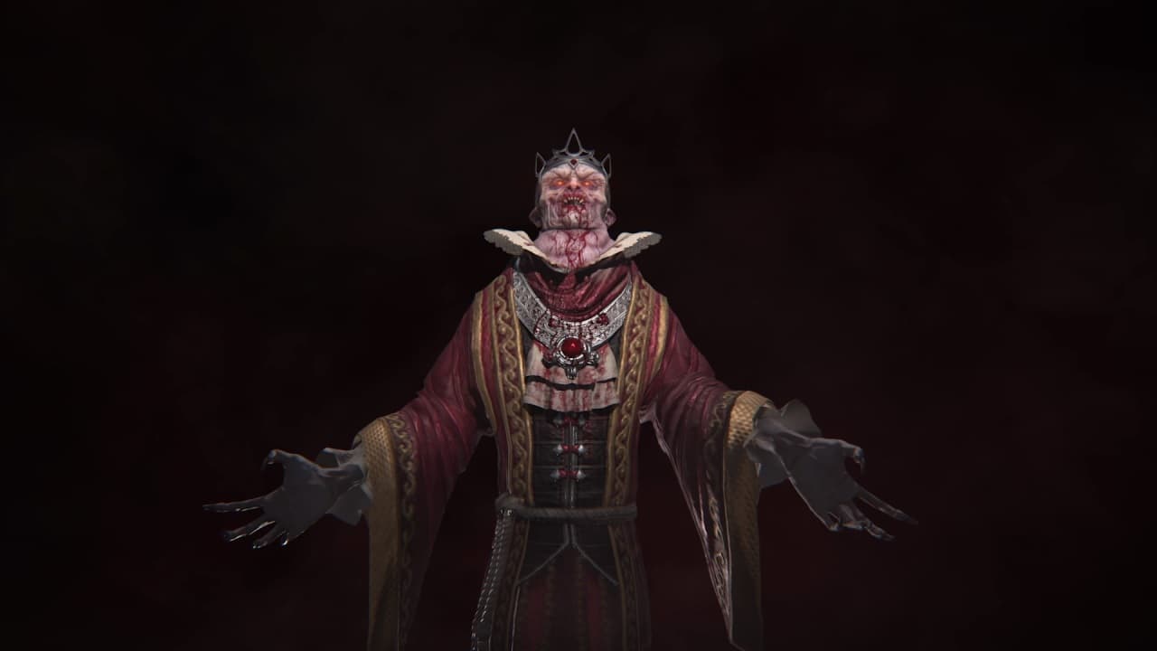 Diablo 4 Lord Zir: An image of Lord Zir in the game.