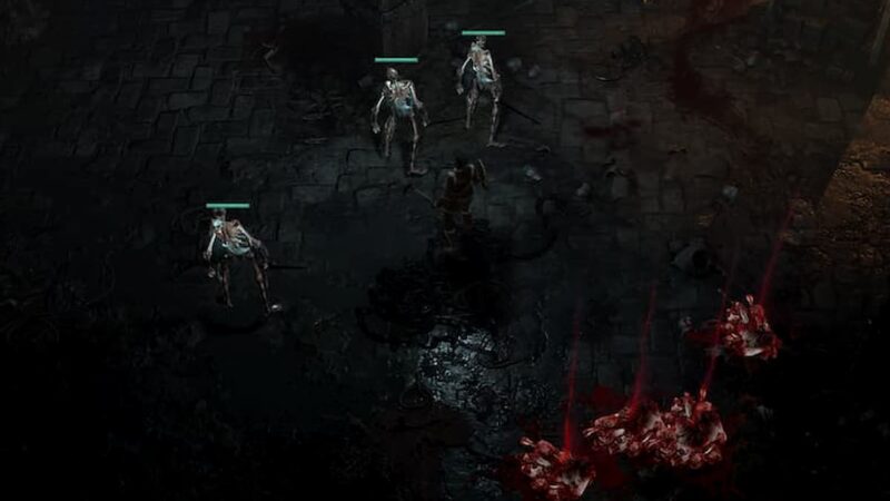 Diablo 4 - screenshot showcasing fortify mechanics.