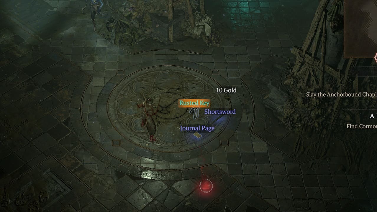 What to do with the Rusted Key in Diablo 4