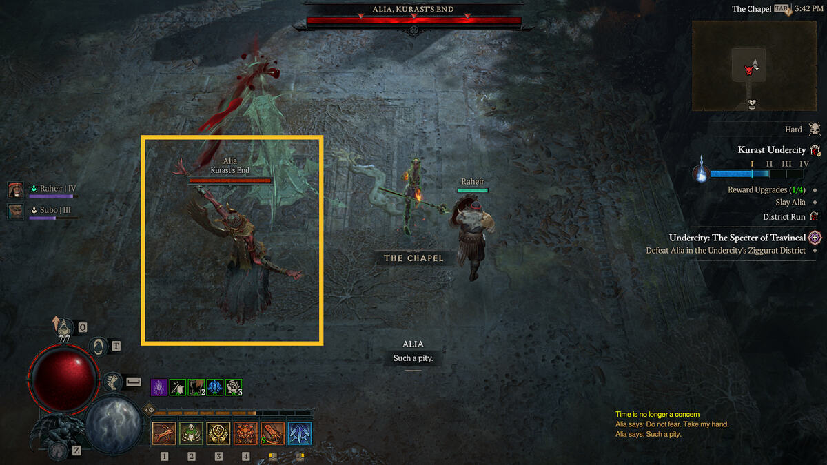 Diablo 4 Vessel of Hatred Kurast Undercity: boss fight in the Undercity.