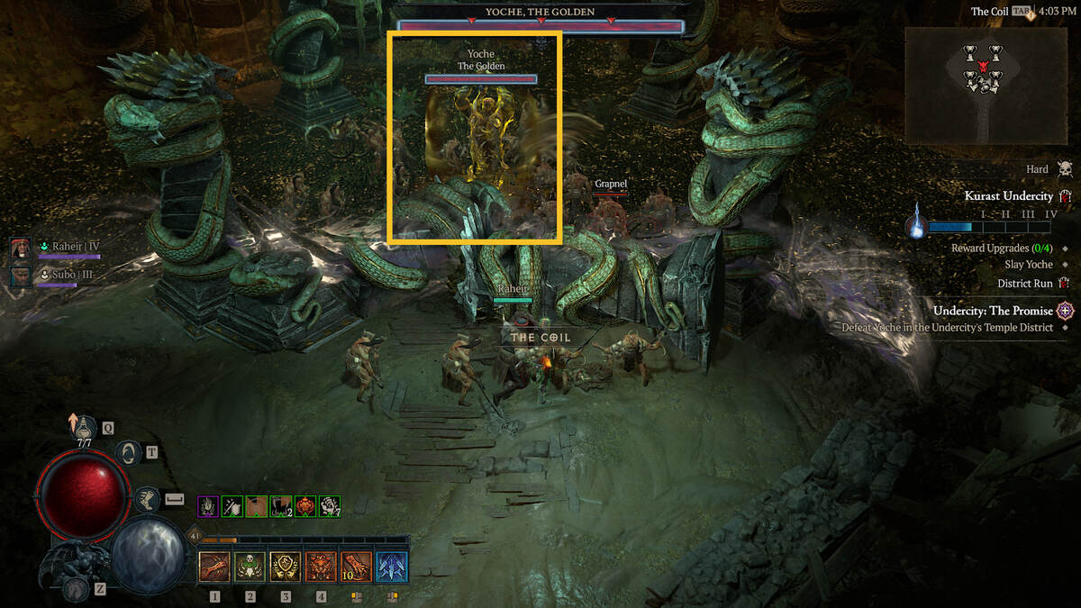 Diablo 4 Vessel of Hatred Kurast Undercity: boss fight in the Undercity.