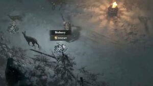 A screenshot of a player getting Biteberry in Diablo 4.