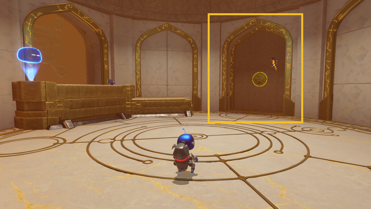 Astro Bot Djinny of the Lamp: Astro exploring the Djinny Of The Lamp level.