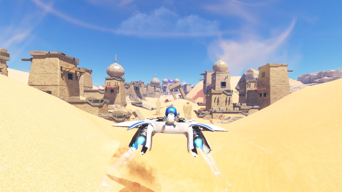 Astro Bot Djinny of the Lamp: Astro exploring the Djinny Of The Lamp level.