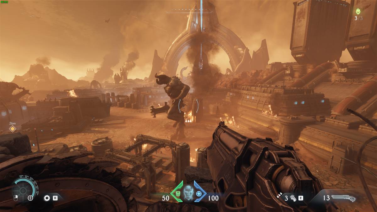 DOOM The Dark Ages tips and tricks: giant horned enemy.