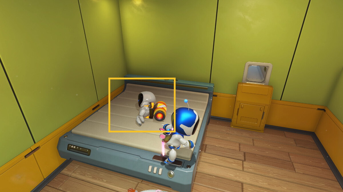 Astro Bot Downsize Surprise: Astro exploring the Downsize Surprise level.