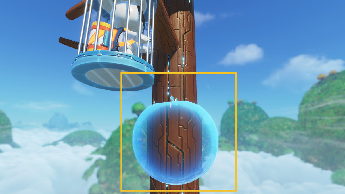 Astro Bot Downsize Surprise: Astro exploring the Downsize Surprise level.