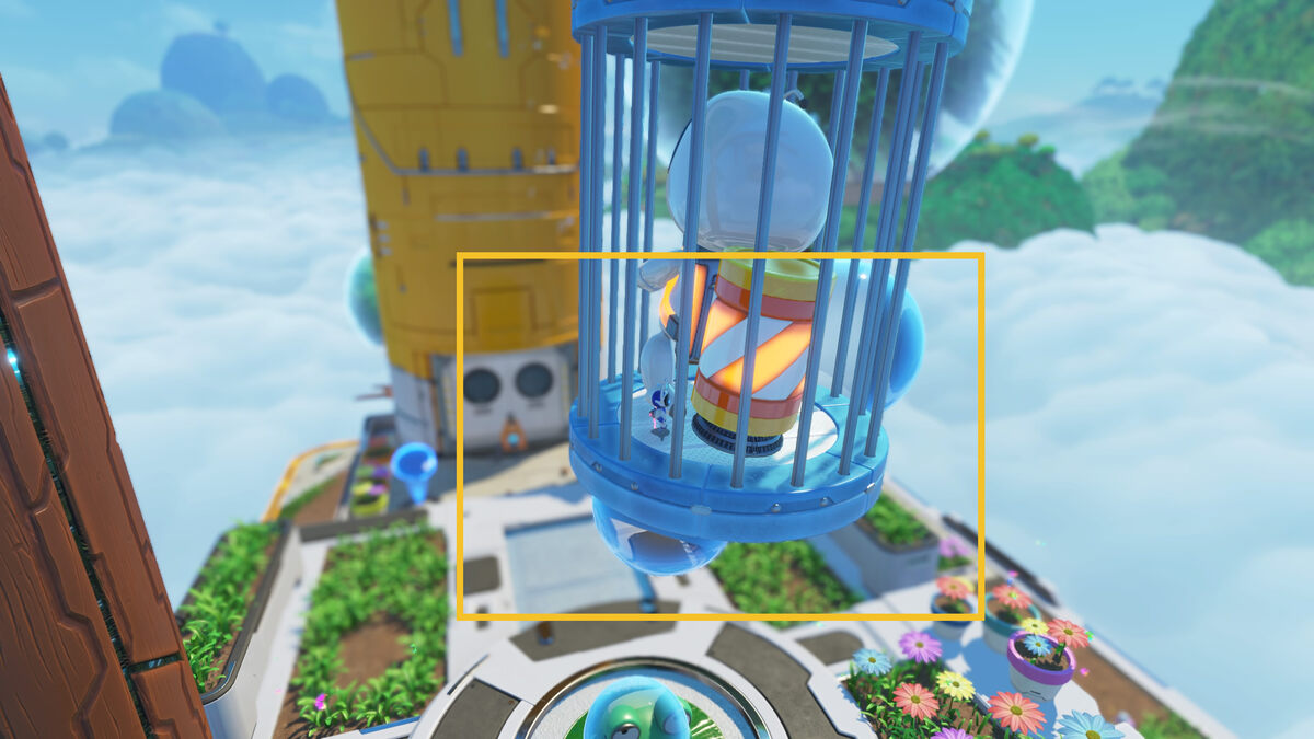 Astro Bot Downsize Surprise: Astro exploring the Downsize Surprise level.