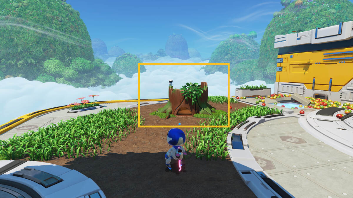 Astro Bot Downsize Surprise: Astro exploring the Downsize Surprise level.