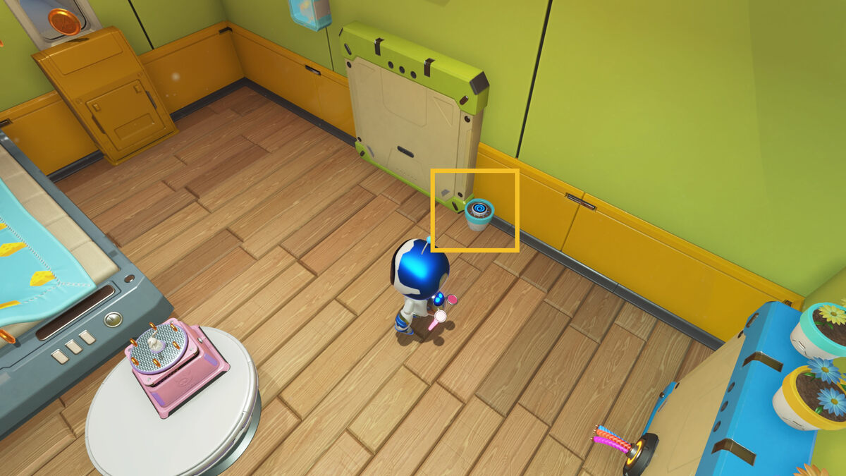 Astro Bot Downsize Surprise: Astro exploring the Downsize Surprise level.