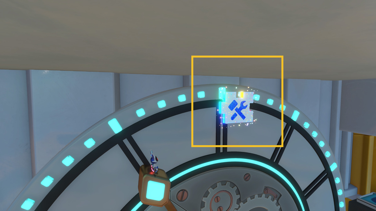 Astro Bot Downsize Surprise: Astro exploring the Downsize Surprise level.