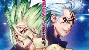 Dr. Stone season 4 release date prediction: In this anime series, meet two dynamic characters who stand out with their unique hair colors - one sporting captivating blue locks and the other adorned with vibrant green strands. Join them on their thrilling adventures