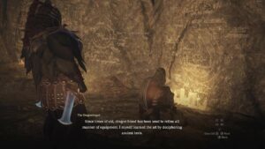 Dragon's Dogma 2 Bay Wayside Shrine: Talking to the Dragonforged.