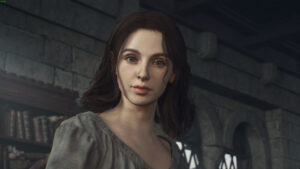 Dragon's Dogma 2 exclamation marks - Urika facing the camera inside a watchtower.