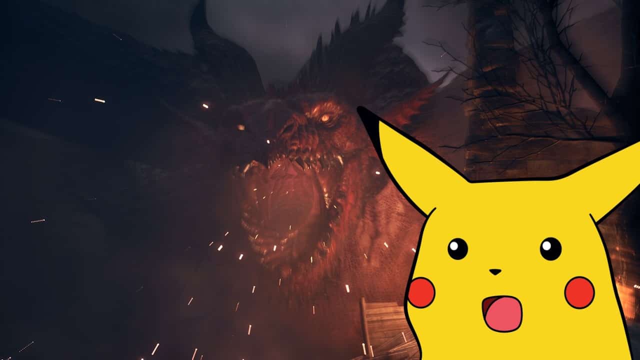 Dragon’s Dogma 2 player creates nightmarish Defective Pikachu