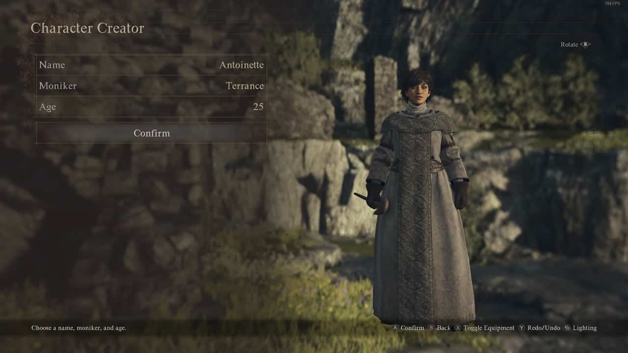 Dragon's Dogma 2 races: An image of the player's character. Image captured by VideoGamer.