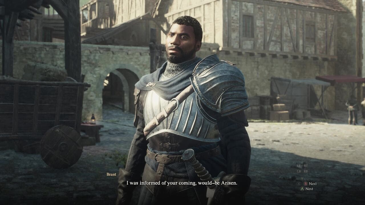 Dragon's Dogma 2 quests: Talking to Brant in the entrance to Vernworth.
