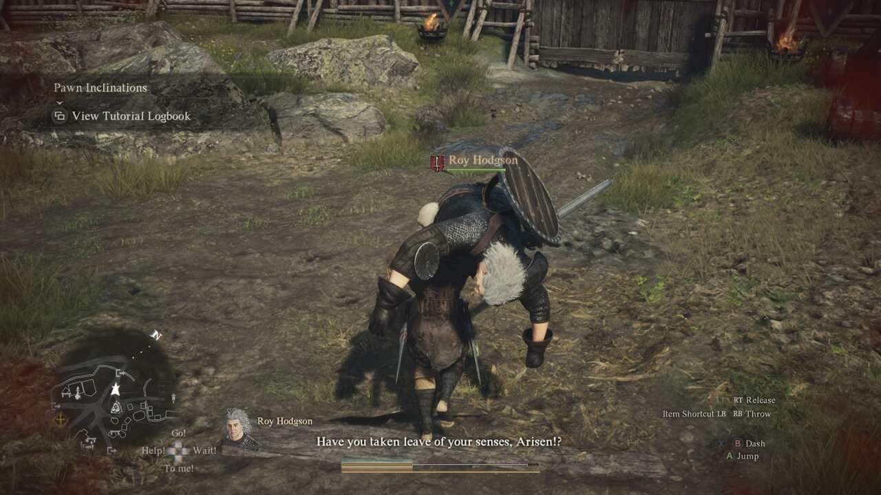 Dragon's Dogma 2 is great, if you take your time: A player carrying a pawn on a muddy path in Dragon's Dogma 2.