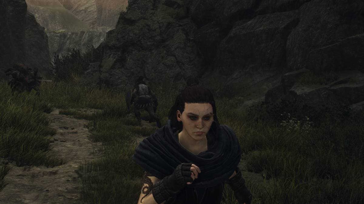 Dragon's Dogma 2 tips: Fleeing.

My character runs away from battle, shamelessly.
