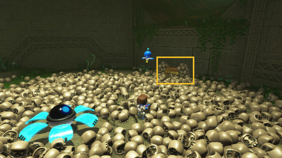 Astro Bot Dude Raiding: Astro exploring the jungle.