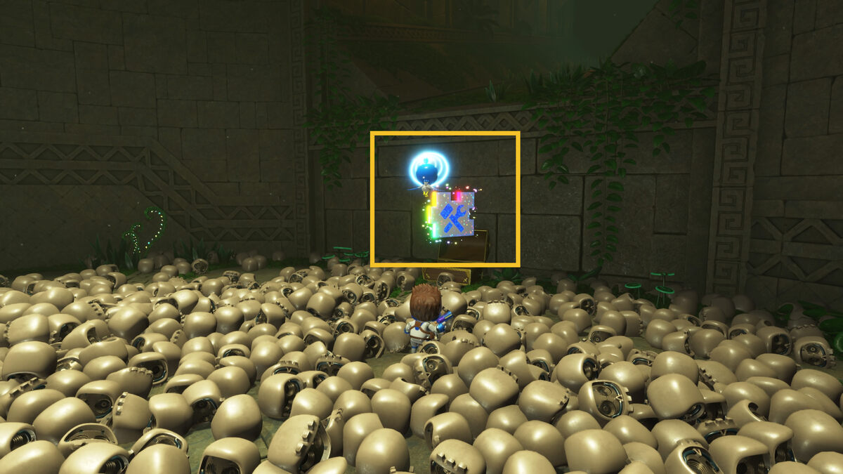 Astro Bot Dude Raiding: Astro exploring the jungle.