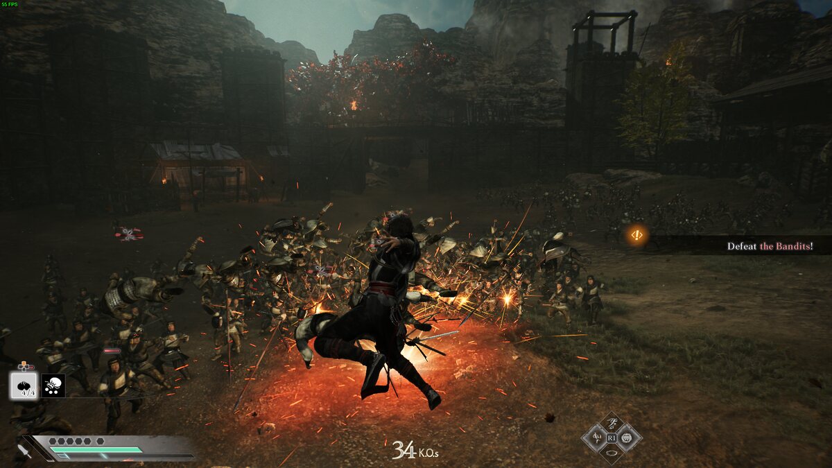 Dynasty Warriors Origins review: combat.