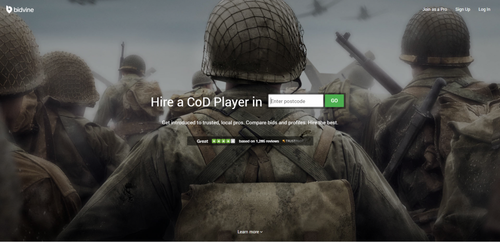 Pay someone £15 an hour to play Call of Duty: WW2 for you