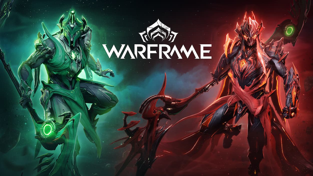 Warframe patch update game art.