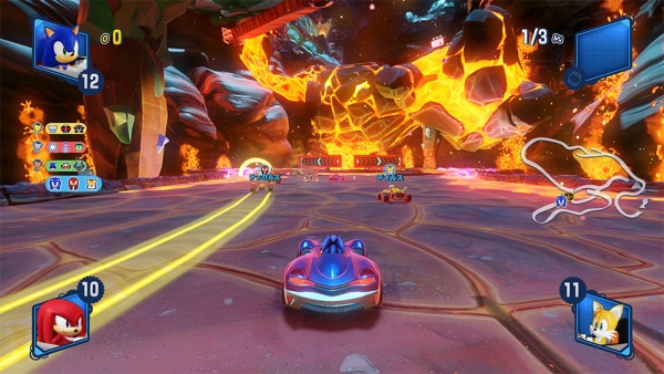Team Sonic Racing’s latest stage is the Hidden Volcano
