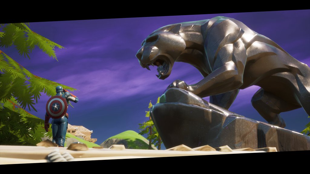 Fortnite adds Black Panther statue & players are using it to pay tribute to Chadwick Boseman