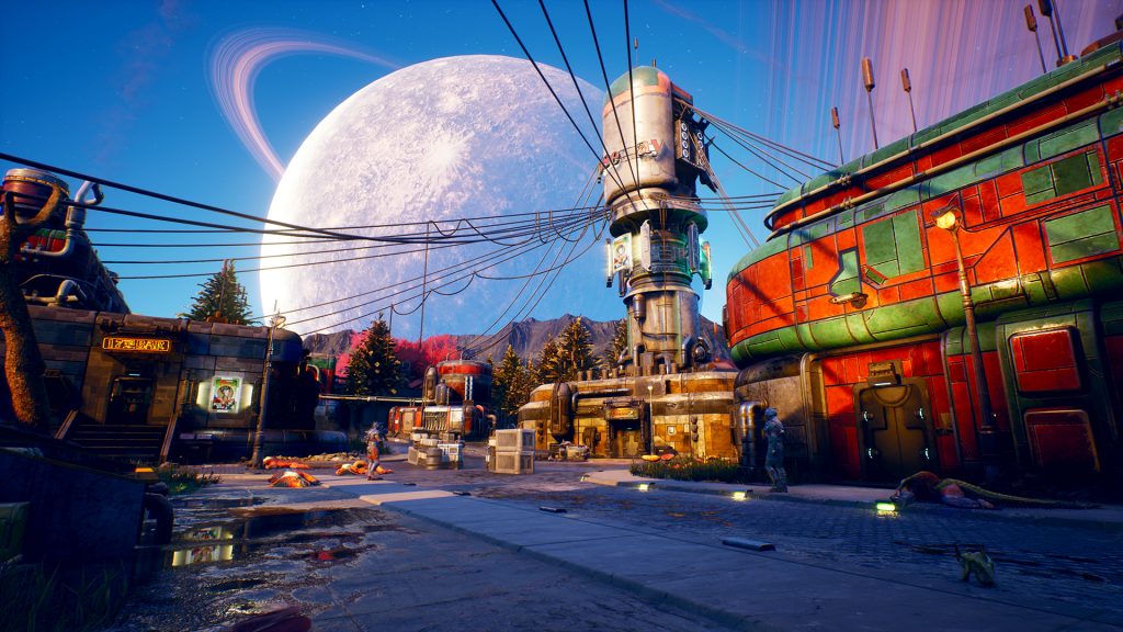 The Outer Worlds shows off its colourful and confrontational world in new gameplay footage