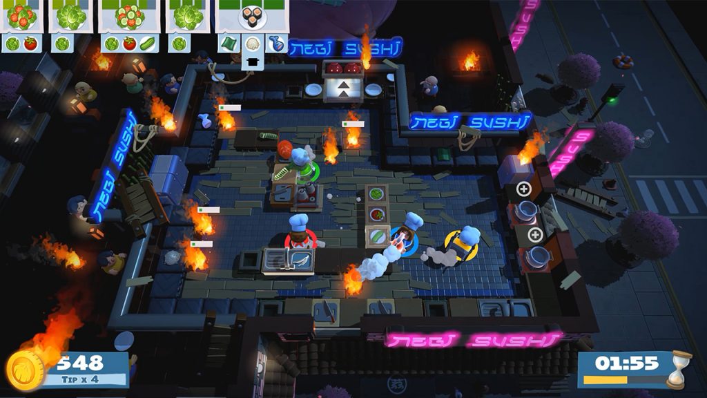 Overcooked 2’s free DLC includes a Survival mode