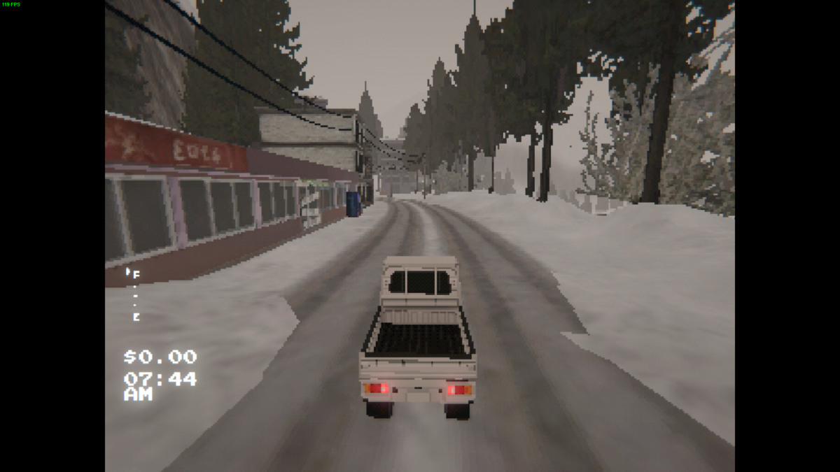 There’s more than meets the eye in Easy Delivery Co., a relaxing driving sim about a kei truck-revving cat